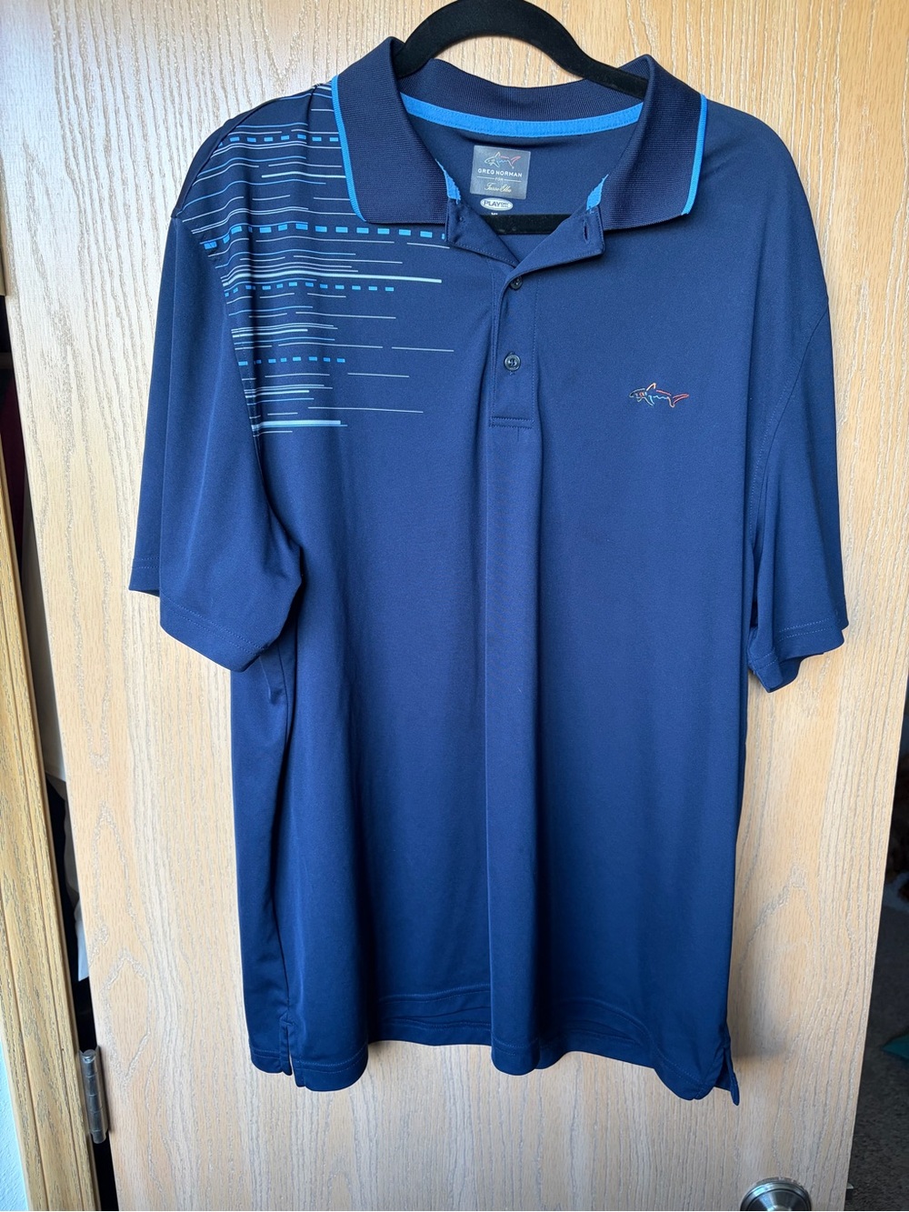 NWOT Tasso Elba Greg Norman Navy Polo XL